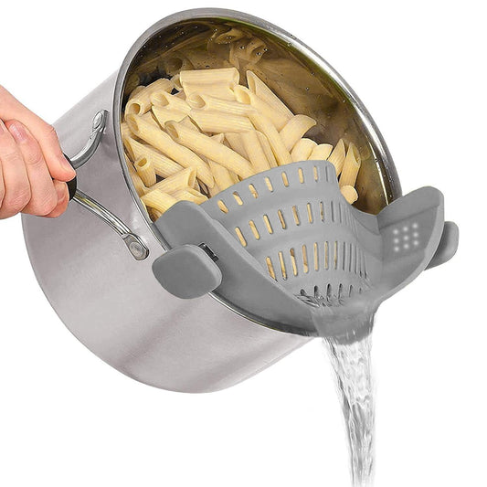 Handy Clip-On Kitchen Strainer