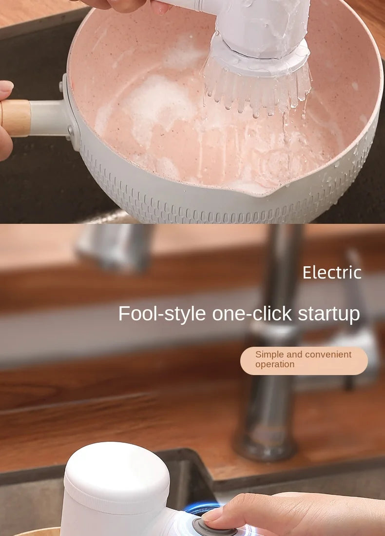 Electric Kitchen & Bathroom Scrubber