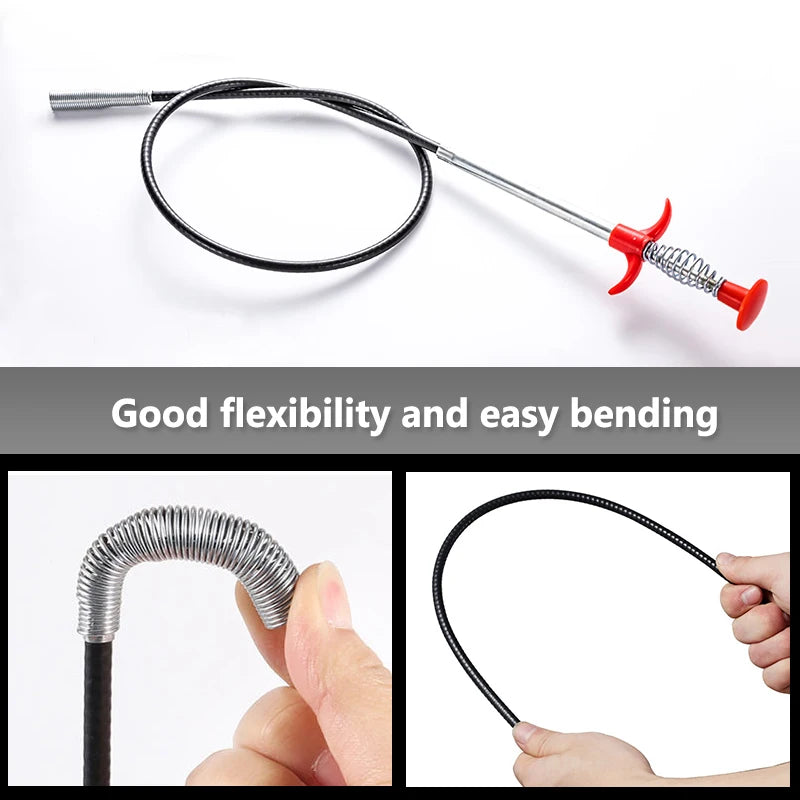 Flexible Pipe Clog Remover Tool