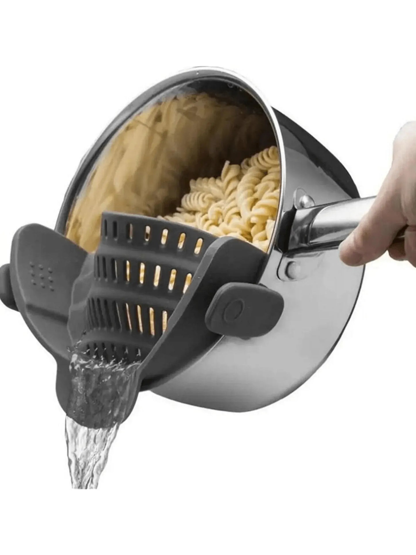 Handy Clip-On Kitchen Strainer