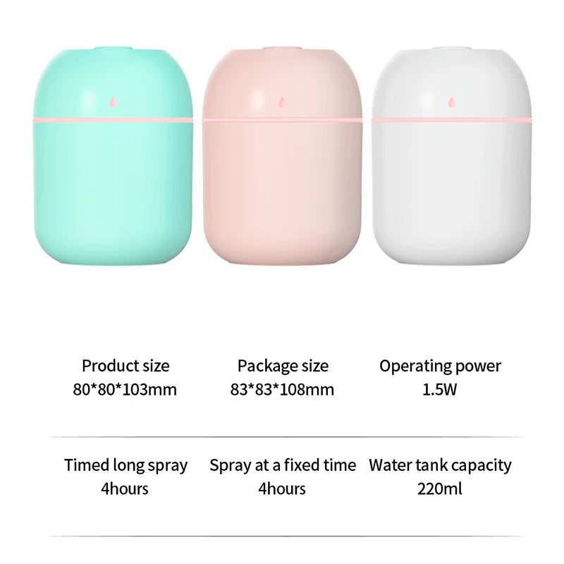 Mini USB Ultrasonic Air Humidifier