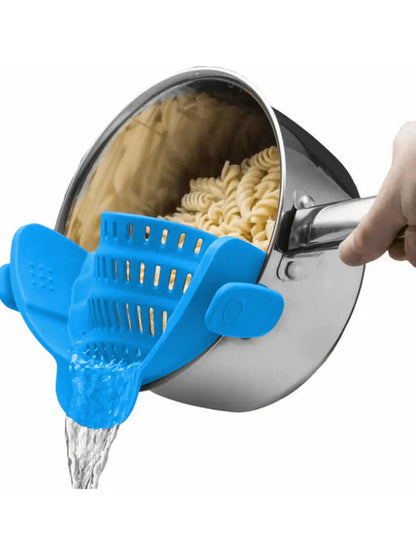 Handy Clip-On Kitchen Strainer