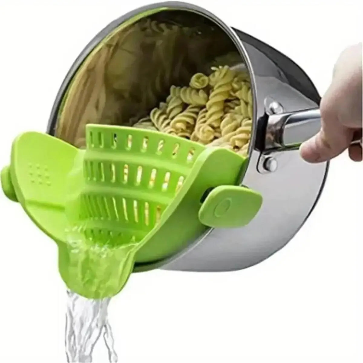 Handy Clip-On Kitchen Strainer