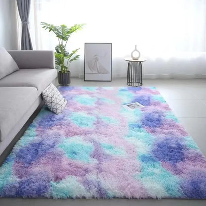 Soft & Stylish Tie-Dye Rug