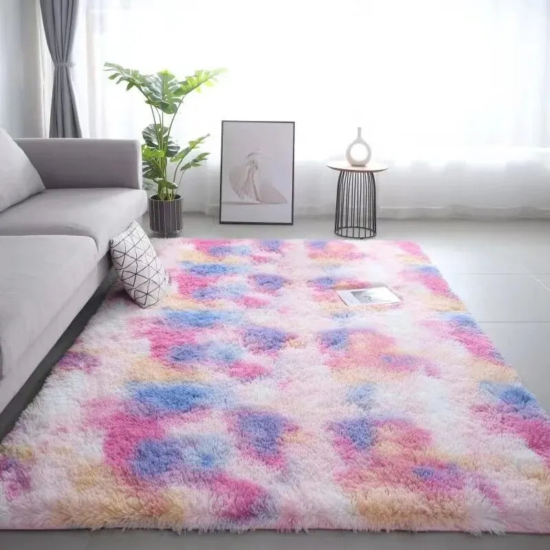 Soft & Stylish Tie-Dye Rug